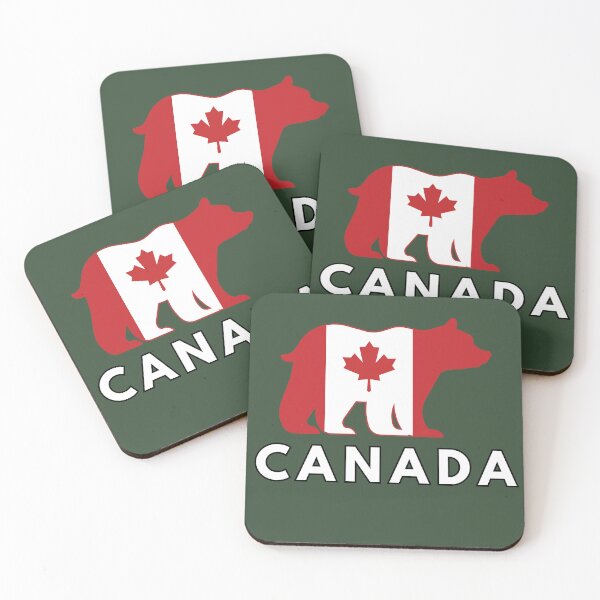 Aperçu de l'œuvre Tee-shirt ours feuille d’érable de la fête du Canada pour hommes, femmes et jeunes créée et vendue par 519xdesign.
