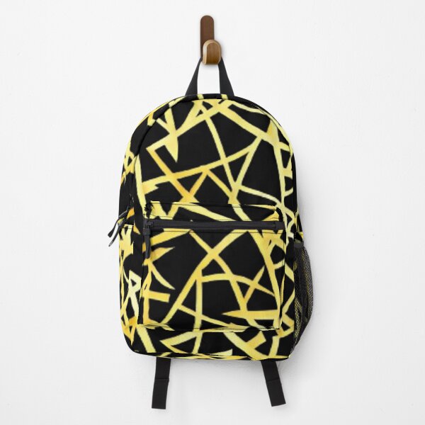 Item preview, abstract golden lines seamless net pattern designed and sold by optimusprime39.