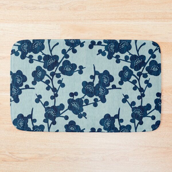 Item preview, Modern Cherry Blossom - Blue designed and sold by Sarah Thorpe Designs .