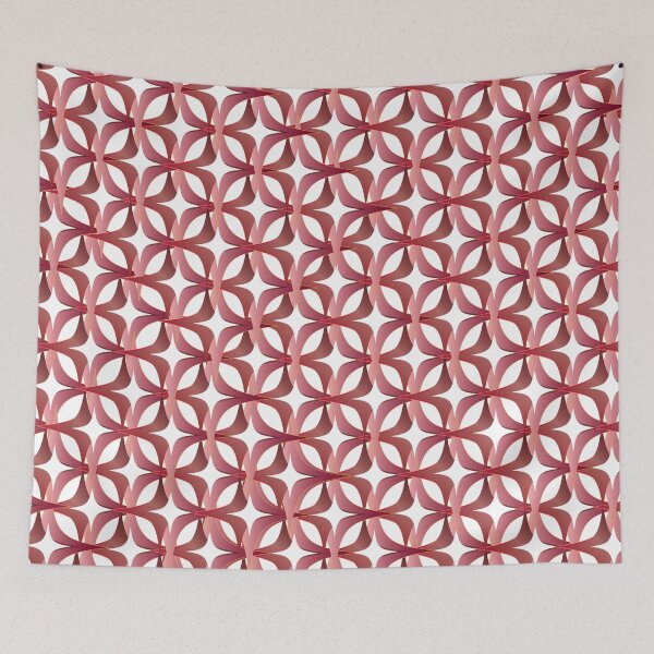 Item preview, Seamless pattern of red overlapping stars designed and sold by wonghong.