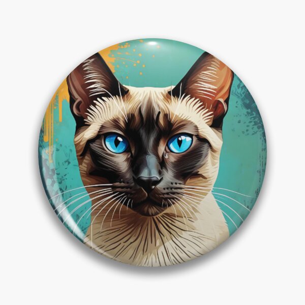 Item preview, Siamese Cat Art designed and sold by ChaosReigns91.