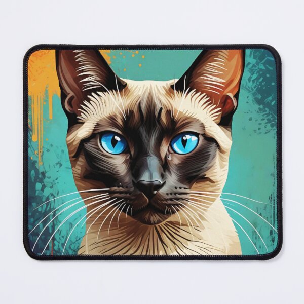 Item preview, Siamese Cat Art designed and sold by ChaosReigns91.
