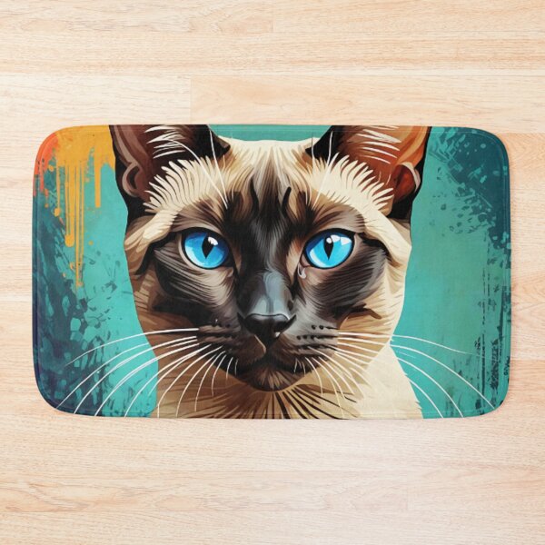 Item preview, Siamese Cat Art designed and sold by ChaosReigns91.