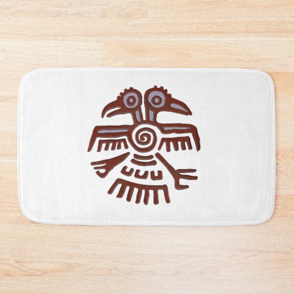 Item preview, Mexican double headed king buzzard bird flat stamp in red designed and sold by DaveDanchuk.