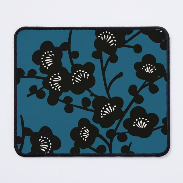 Item preview, Modern Cherry Blossom - Bold Blue designed and sold by Sarah Thorpe Designs .