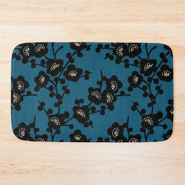Item preview, Modern Cherry Blossom - Bold Blue designed and sold by Sarah Thorpe Designs .