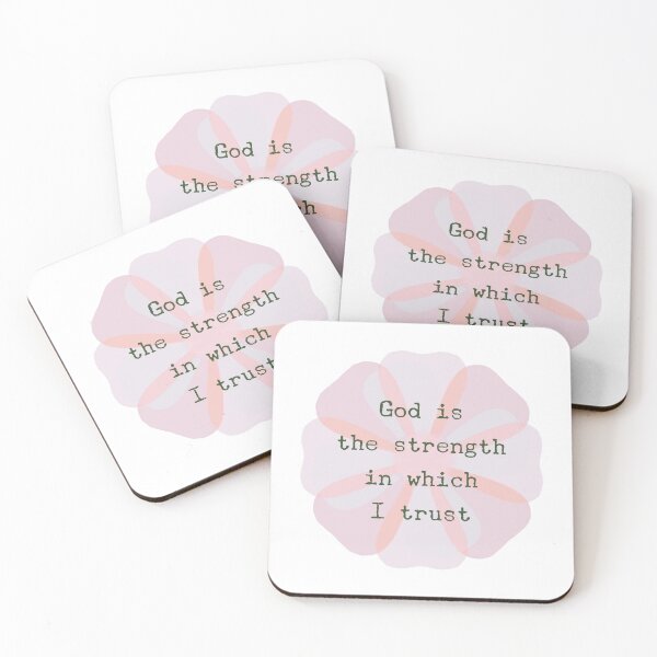 Item preview, ACIM lesson 47 God is the strength in which I trust designed and sold by Amanda Webster.