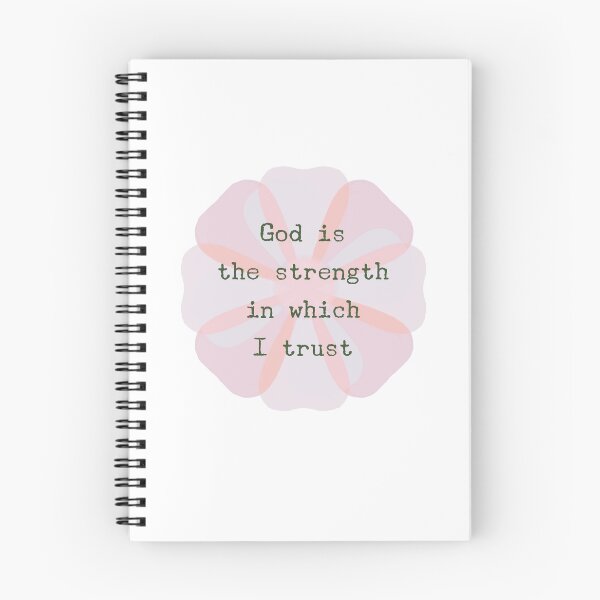 Item preview, ACIM lesson 47 God is the strength in which I trust designed and sold by Amanda Webster.
