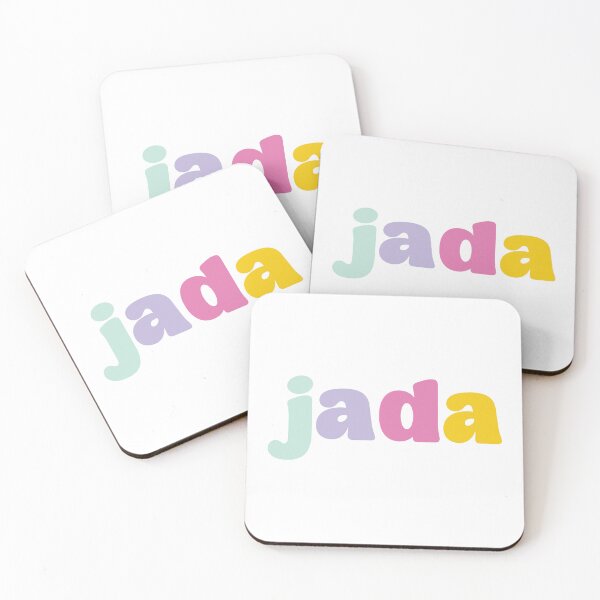 Item preview, Jada - Custom name on colorful block font designed and sold by To the Lua.