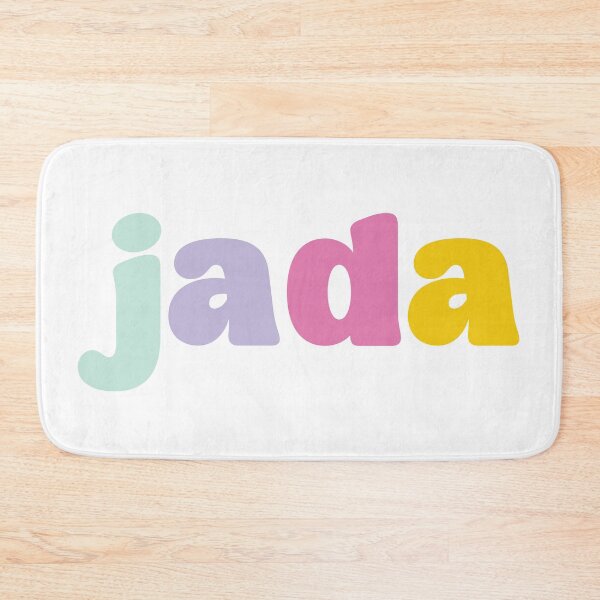 Item preview, Jada - Custom name on colorful block font designed and sold by To the Lua.