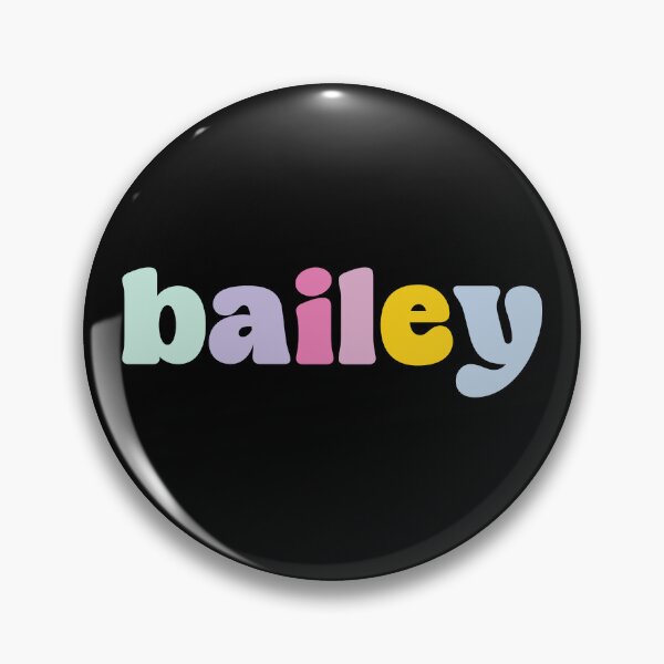 Item preview, Bailey - Custom name on colorful block font designed and sold by To the Lua.