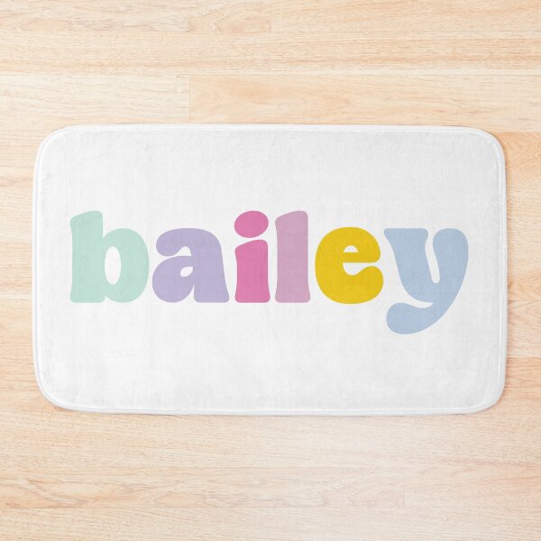 Item preview, Bailey - Custom name on colorful block font designed and sold by To the Lua.