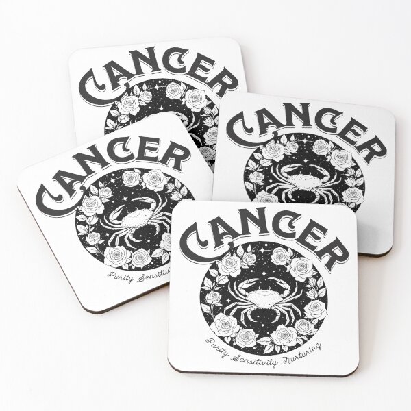 Item preview, Cancer and White Roses designed and sold by HoroscopeShop.