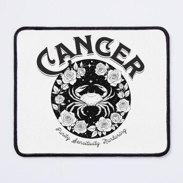 Item preview, Cancer and White Roses designed and sold by HoroscopeShop.