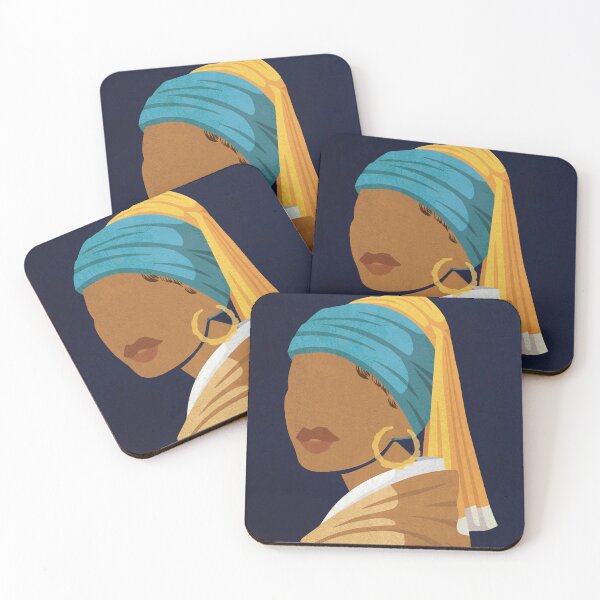 Item preview, Girl With The Bamboo Earring designed and sold by DomoINK.