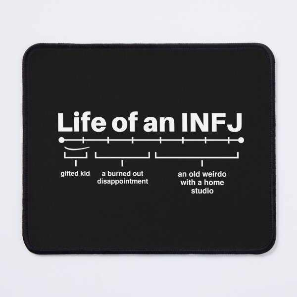 Item preview, Life of An INFJ Funny Infj Personality Type Traits Introvert Jokes designed and sold by FociCreate.
