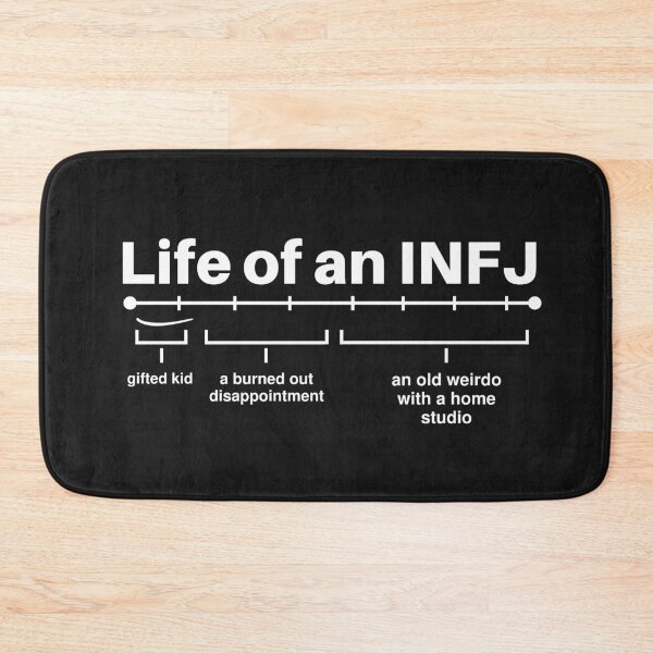 Item preview, Life of An INFJ Funny Infj Personality Type Traits Introvert Jokes designed and sold by FociCreate.