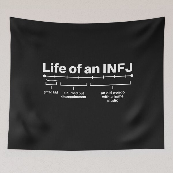 Item preview, Life of An INFJ Funny Infj Personality Type Traits Introvert Jokes designed and sold by FociCreate.