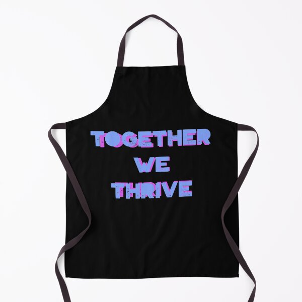 Item preview, Adult mental health together we thrive bold calligraphy art design designed and sold by Happy Heart.