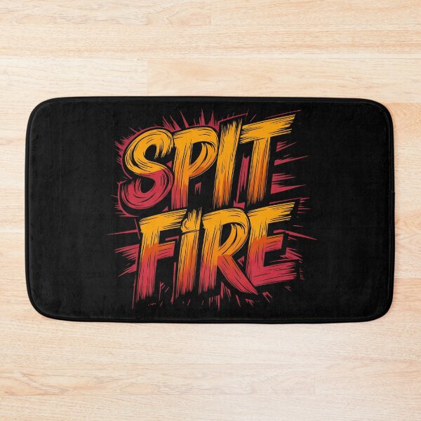 Item preview, Spit Fire Hip Hop Boom Bap Classic Rap Design designed and sold by RadDeck.