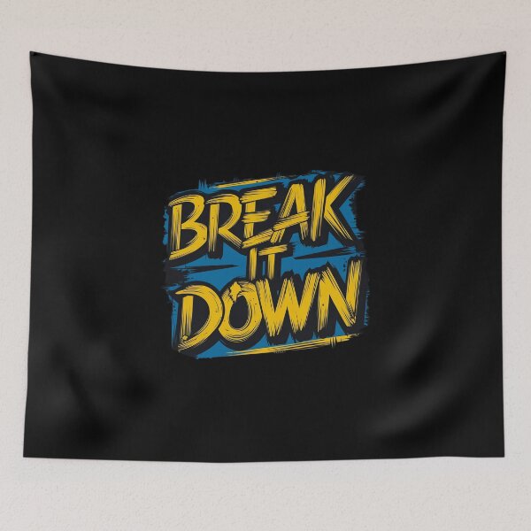 Item preview, Break It Down Rap Heroes Celebrating Hip Hop Legends Design designed and sold by RadDeck.
