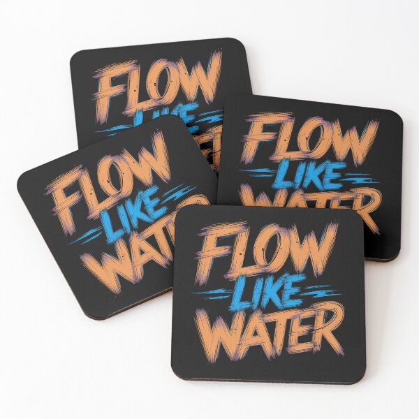 Item preview, Flow like water Hip Hop Legends Old School Rap Design designed and sold by RadDeck.