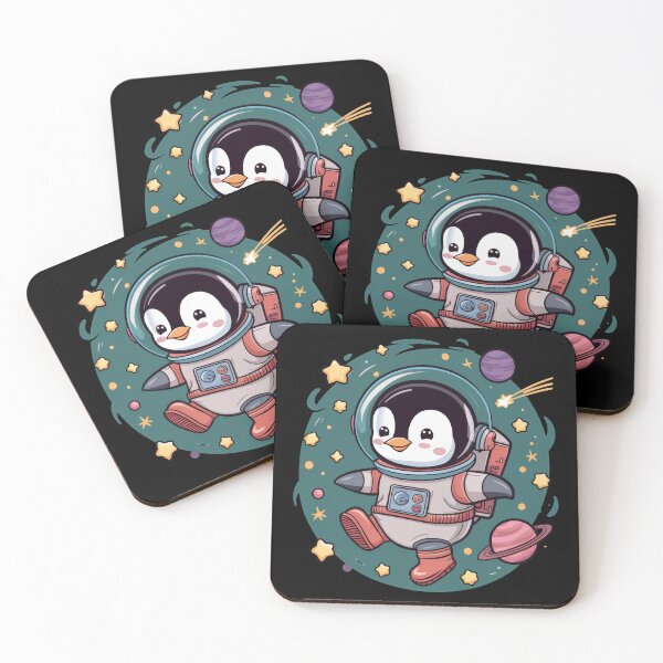 Item preview, Astronaut Penguin designed and sold by necakaranfil.