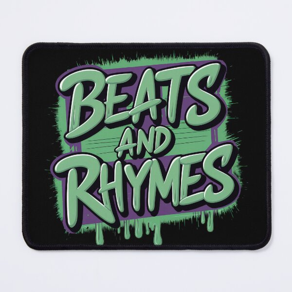 Item preview, Beats and Rhymes Rap Pioneers Celebrating Hip Hop Legends Design designed and sold by RadDeck.