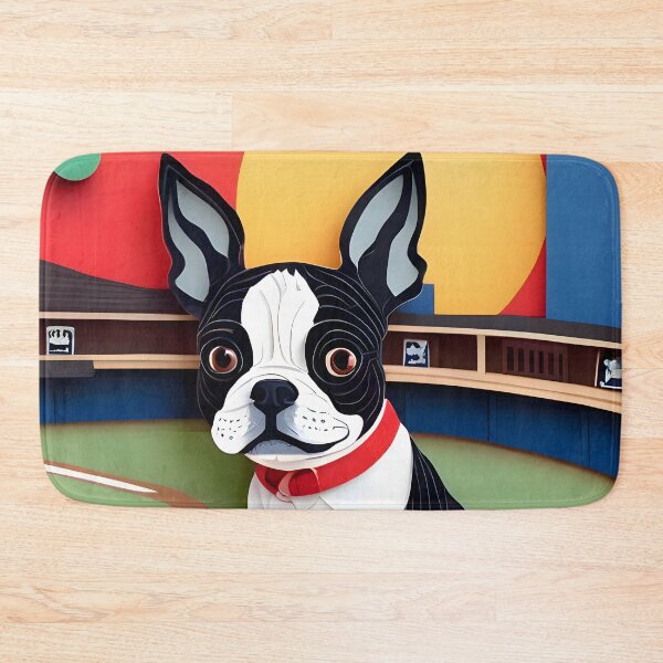 Item preview, Let's Play Ball, Man.... Baseball Boston Terriers designed and sold by Hall-O-Gram.