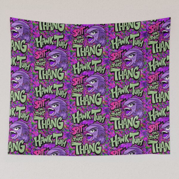 Item preview, Hawk Tuah Spit On That Thang Meme Graffiti Style Quote designed and sold by TheArtOfPat.