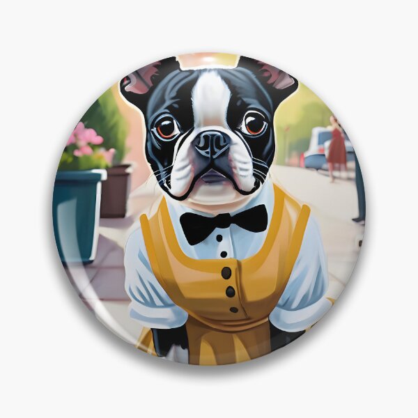 Item preview, Church Going Boston Terrier designed and sold by Hall-O-Gram.