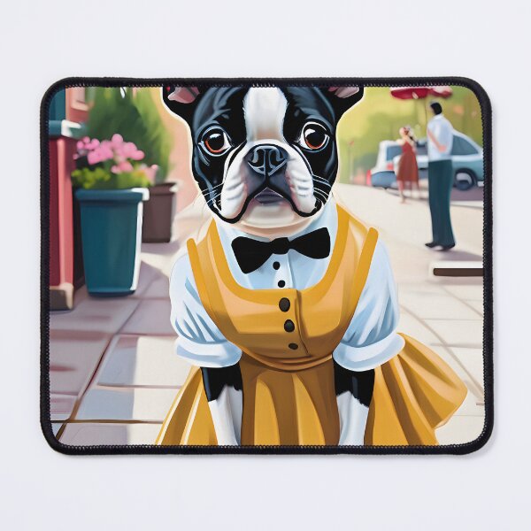 Item preview, Church Going Boston Terrier designed and sold by Hall-O-Gram.
