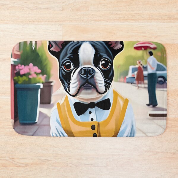 Item preview, Church Going Boston Terrier designed and sold by Hall-O-Gram.