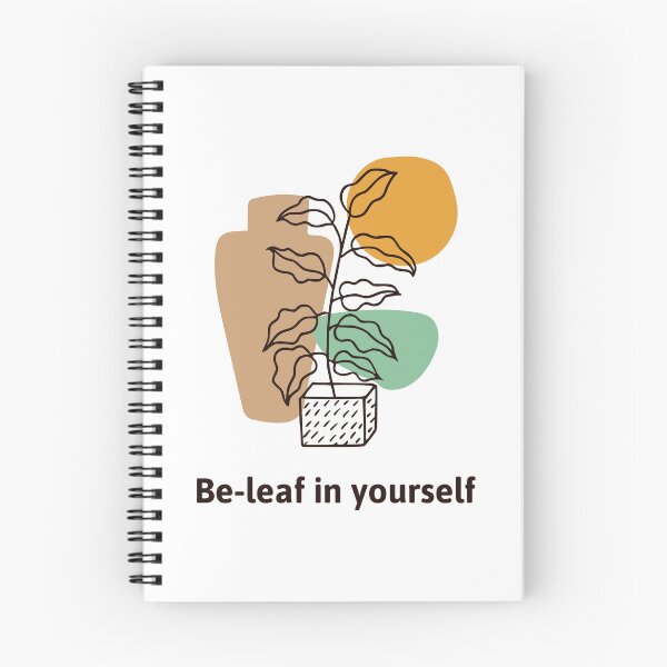 Aperçu de l'œuvre Soyez-leaf en vous-même, produit pour les amoureux des plantes  créée et vendue par ChowdersTee.
