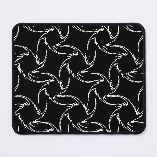 Item preview, white stripes pattern on black background designed and sold by wonghong.