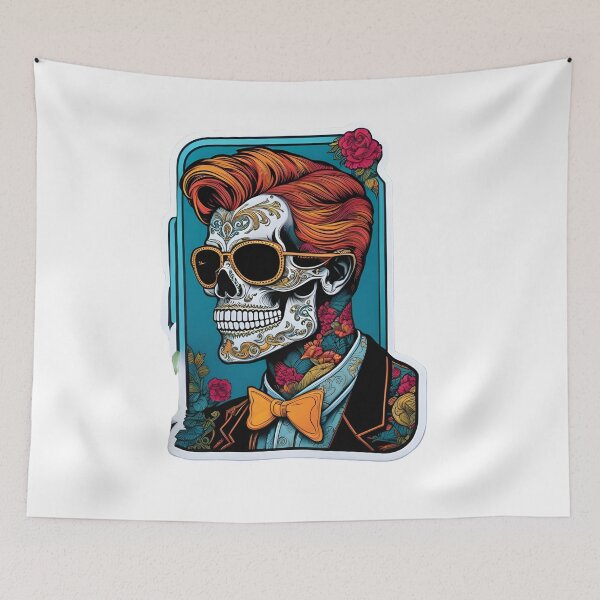Item preview, mafia skull designed and sold by Echolands.