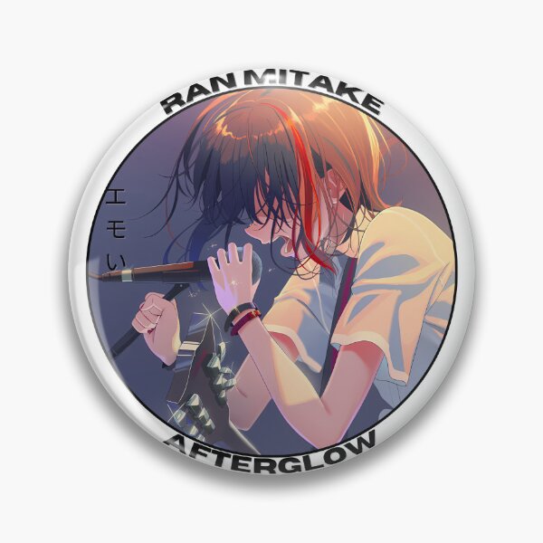 Item preview, Ran Mitake, Afterglow, Emo Anime Art designed and sold by ECsCustomArt.