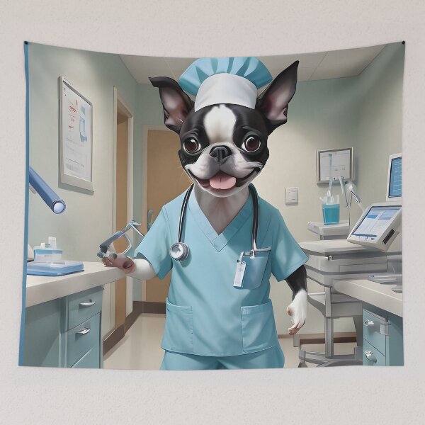 Item preview, Doc Dottie The Boston Terrier designed and sold by Hall-O-Gram.