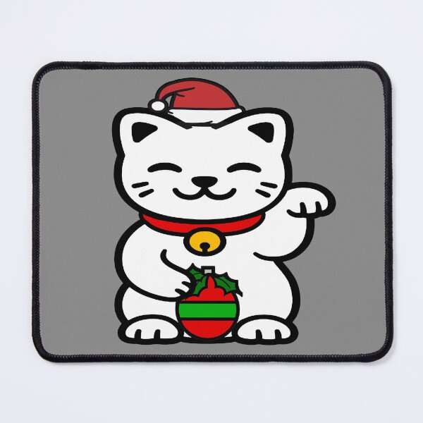 Item preview, Lucky Cat with Holiday Ornament designed and sold by Anger-Creations.