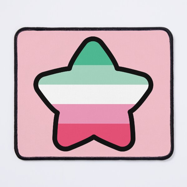 Item preview, Abrosexual Flag Star designed and sold by deadbeatprince-typography.