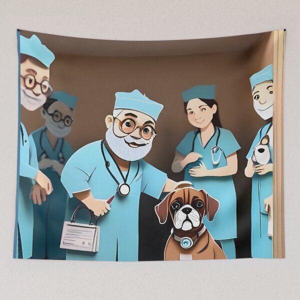 Item preview, Do Boxers Really Like Going To The Vet? We Doubt It But Who Knows designed and sold by Hall-O-Gram.