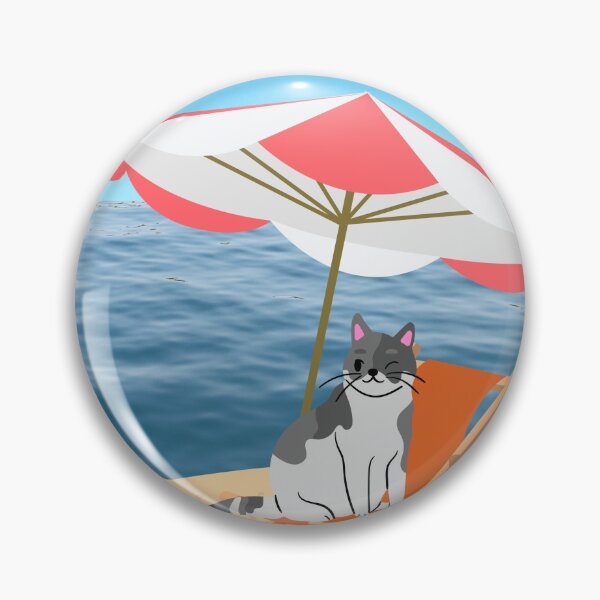 Item preview, Cat on the beach designed and sold by Decimo12.