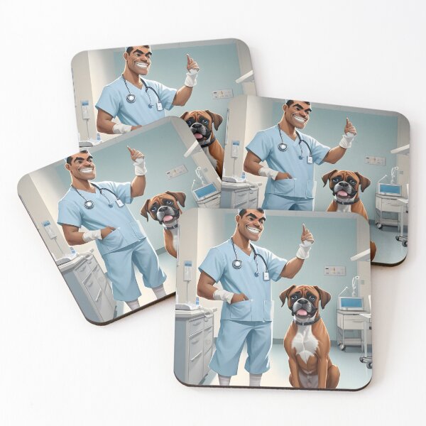 Item preview, Do Boxers Really Like Going To The Vet? We Doubt It But Who Knows designed and sold by Hall-O-Gram.