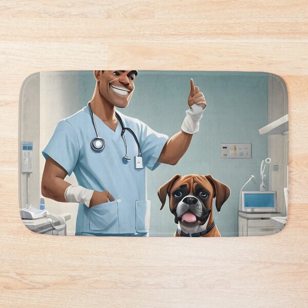 Item preview, Do Boxers Really Like Going To The Vet? We Doubt It But Who Knows designed and sold by Hall-O-Gram.