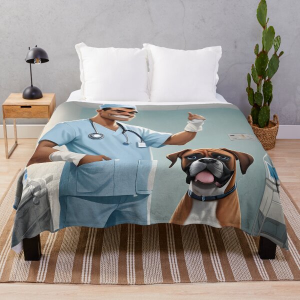 Item preview, Do Boxers Really Like Going To The Vet? We Doubt It But Who Knows designed and sold by Hall-O-Gram.