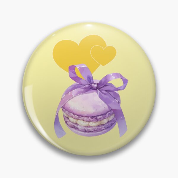 Item preview, delicious macaron dessert, purple designed and sold by Mauswohn.