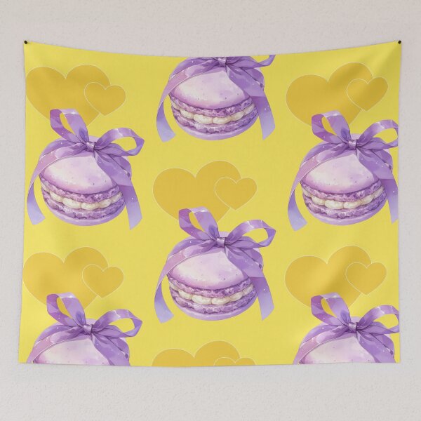Item preview, delicious macaron dessert, purple designed and sold by Mauswohn.