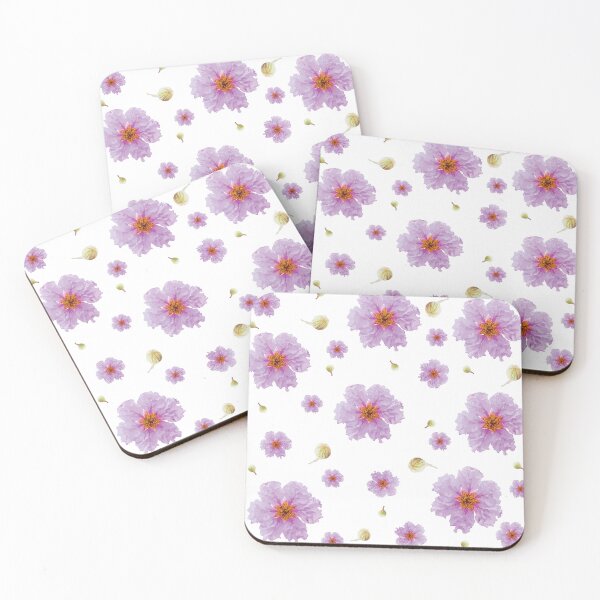 Item preview, cute purple flowers pattern of Lagerstroemia speciosa designed and sold by MiMee4451.