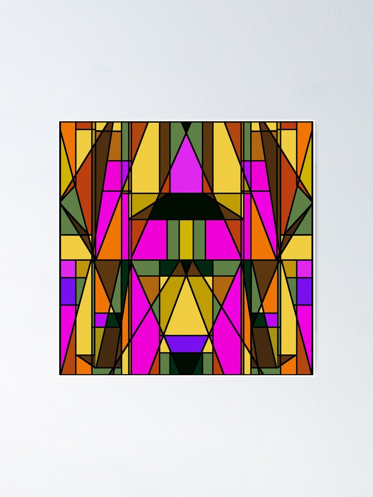 Thumbnail 1 of 3, Poster, Stained Glass Window Design designed and sold by Rosh.