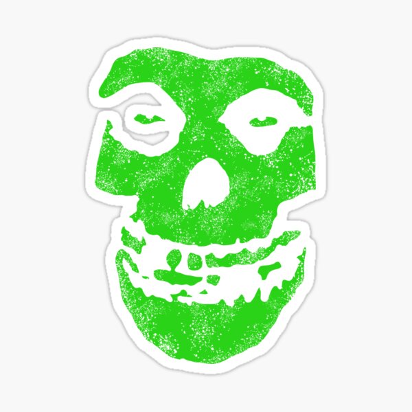 crimson horror punk Sticker